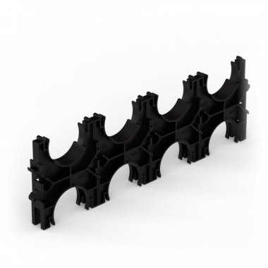 Фотография товара 'Промрукав PR13.02587 Кластер для двустенных труб d50 мм, четверной, двухсторонний'