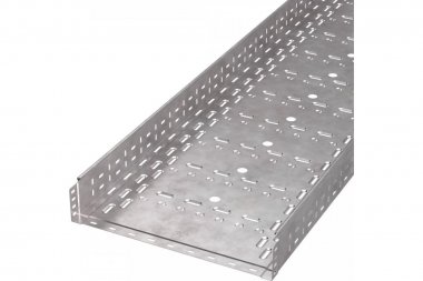 Фотография товара 'Промрукав PR16.1241 Лоток перфорированный Стандарт HDZ 500х100х3000 (1,0 мм) (6 м/уп)'