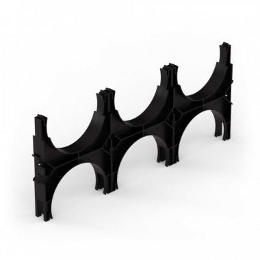 Фотография товара 'Промрукав PR13.02583 Кластер для двустенных труб d160 мм, тройной, двухсторонний'