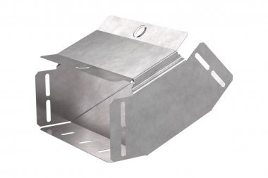 Фотография товара 'Промрукав PR16.0449 Угол вертикальный внутренний 45 градусов с крышкой Стандарт 200х100'