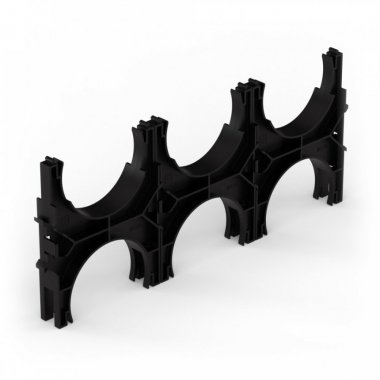 Фотография товара 'Промрукав PR13.02581 Кластер для двустенных труб d110 мм, тройной, двухсторонний'