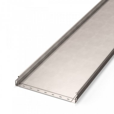 Фотография товара 'Промрукав PR16.2401 Лоток неперфорированный Стандарт INOX (AISI 409) 400х50х3000 (1,0 мм)'