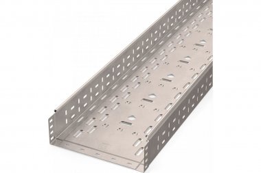 Фотография товара 'Промрукав PR16.2419 Лоток перфорированный Стандарт INOX (AISI 409) 300х100х3000 (0,8 мм)'
