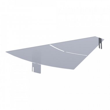 Фотография товара 'Промрукав PR16.3641 Крышка угла горизонтального изменяемого 0-45 градусов Стандарт INOX (AISI 316) 500'