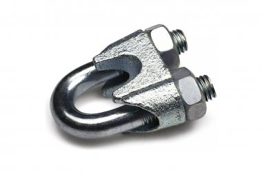 Фотография товара 'Промрукав PR08.3892 Зажим троса одинарный D4мм тип "Слоник" DIN 741'