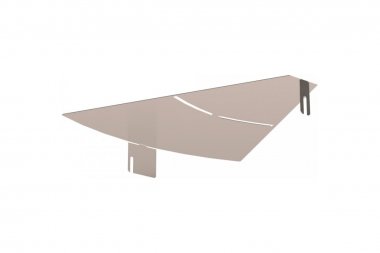 Фотография товара 'Промрукав PR16.3670 Крышка угла горизонтального изменяемого 0-45 градусов Стандарт INOX (AISI 409) 400'