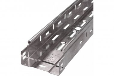 Фотография товара 'Промрукав PR16.2284 Лоток перфорированный Стандарт 100х50х3000 (1,0 мм)'