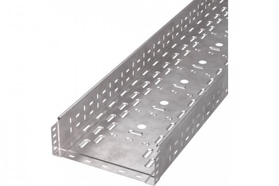 Фотография товара 'Промрукав PR16.2466 Лоток перфорированный Стандарт HDZ 300х100х3000 (1,0 мм)'