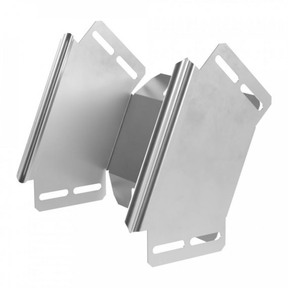 Фотография товара 'Промрукав PR16.2996 Угол вертикальный внешний 90 градусов Стандарт INOX (AISI 304) 200х100'