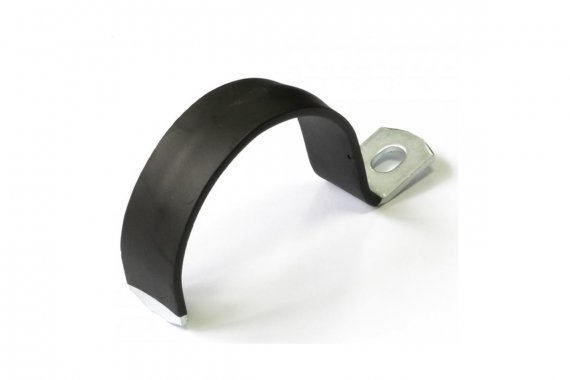 Фотография товара 'Промрукав PR08.6012 Скоба металлическая однолапковая с полимерным покрытием СМО-П'