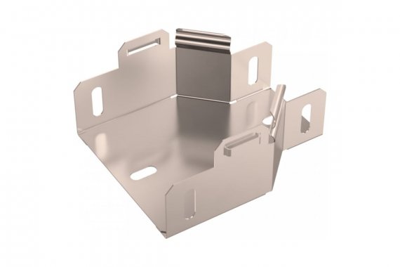 Фотография товара 'Промрукав PR16.6051 Переходник симметричный Стандарт INOX (AISI 409) 100х50х50'