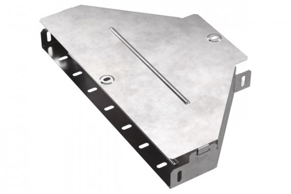 Фотография товара 'Промрукав PR16.0649 Переходник симметричный с крышкой Стандарт 400х150х50'