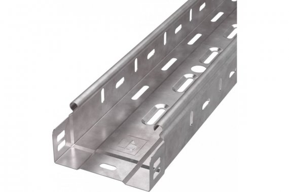 Фотография товара 'Промрукав PR16.1227 Лоток перфорированный Стандарт HDZ 100х50х3000 (0,7 мм) (24 м/уп)'