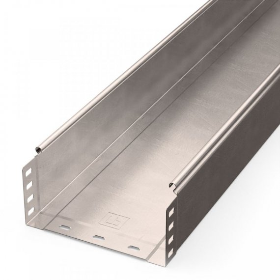 Фотография товара 'Промрукав PR16.2394 Лоток неперфорированный Стандарт INOX (AISI 409) 200х100х3000 (0,8 мм)'