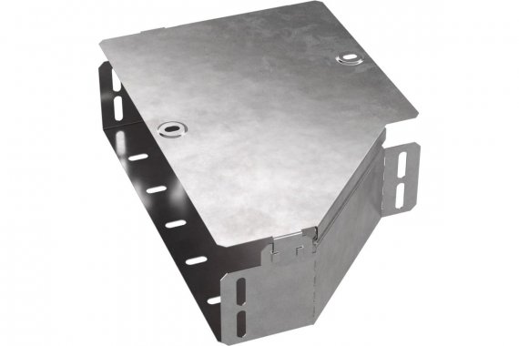 Фотография товара 'Промрукав PR16.0500 Переходник левый с крышкой Стандарт 300х200х80'