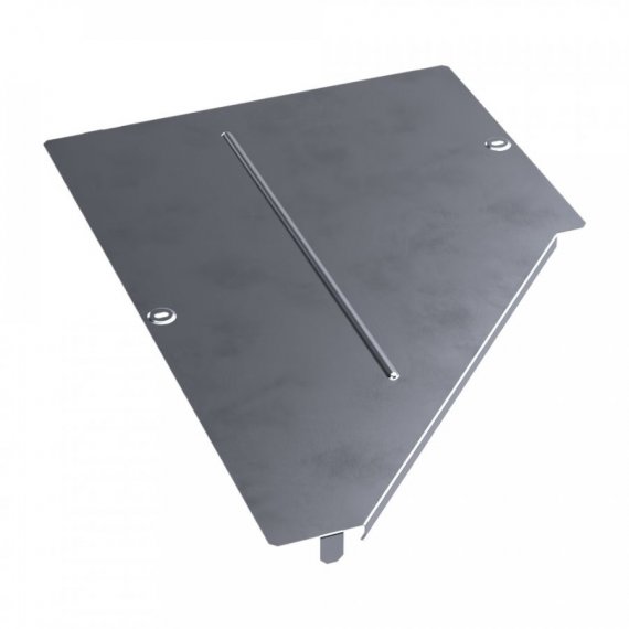 Фотография товара 'Промрукав PR16.5589 Крышка переходника левого Стандарт INOX (AISI 316) 600х300'