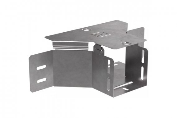 Фотография товара 'Промрукав PR16.1175 Ответвитель горизонтальный с крышкой Стандарт 100х100'