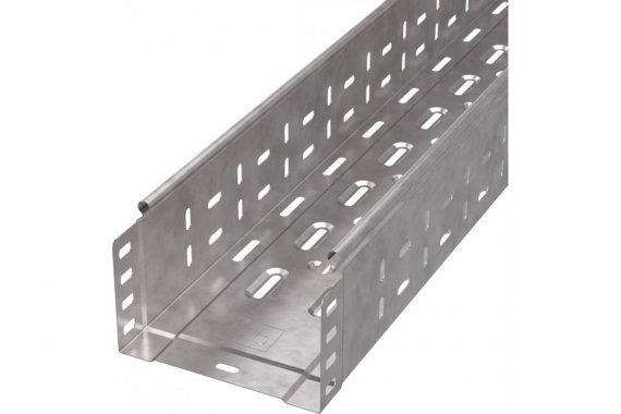 Фотография товара 'Промрукав PR16.1229 Лоток перфорированный Стандарт HDZ 150х100х3000 (0,7 мм) (6 м/уп)'