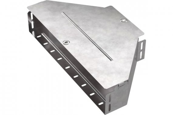 Фотография товара 'Промрукав PR16.0663 Переходник симметричный с крышкой Стандарт 500х200х100'