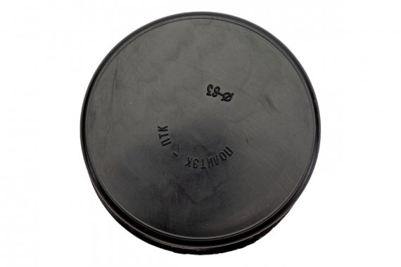 Фотография товара 'Промрукав PR08.3095 Заглушка для двустенных труб d63 мм'