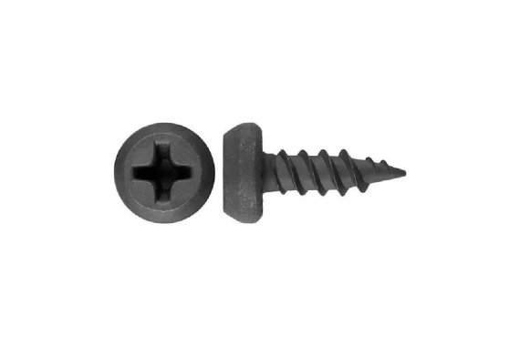 Фотография товара 'Промрукав PR08.9351 Саморез "Клоп" 3.5x11 металл-металл фосфатированный, шлиц Philips №2'