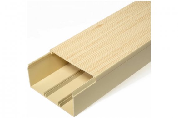 Фотография товара 'Промрукав PR03.0192 Кабель-канал сосна 2-й замок в п/э 100х60 мм'