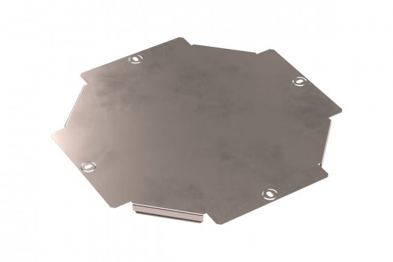 Фотография товара 'Промрукав PR16.3256 Крышка ответвителя Х-образного Стандарт INOX (AISI 409) 200'