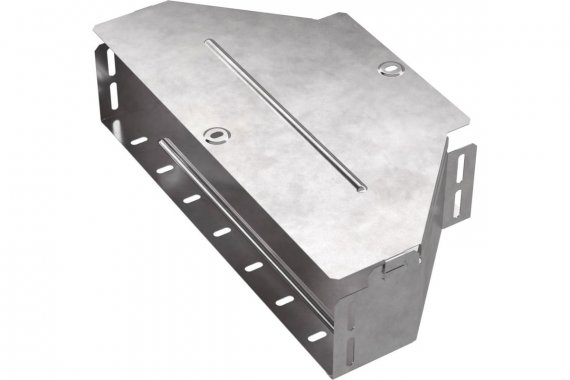 Фотография товара 'Промрукав PR16.0654 Переходник симметричный с крышкой Стандарт 400х200х100'