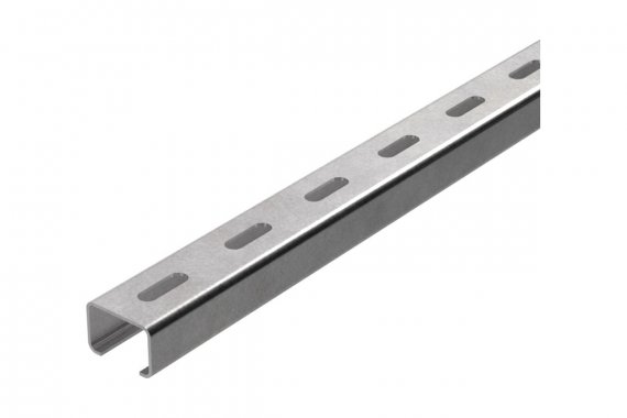 Фотография товара 'Промрукав PR16.1135 Траверса монтажная (C-образный профиль) 30х20х400 (2,0 мм)'