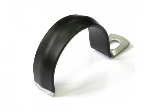 Фотография товара 'Промрукав PR08.6013 Скоба металлическая однолапковая с полимерным покрытием СМО-П'