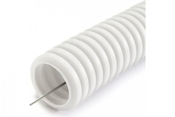 Фотография товара 'Промрукав PR02.0331 Труба гофрированная ПЛЛ легкая безгалогенная (HF) с/з d20 мм'