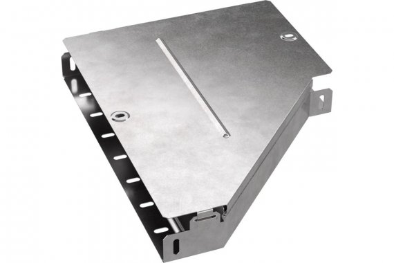 Фотография товара 'Промрукав PR16.0682 Переходник левый с крышкой Стандарт 400х200х50'