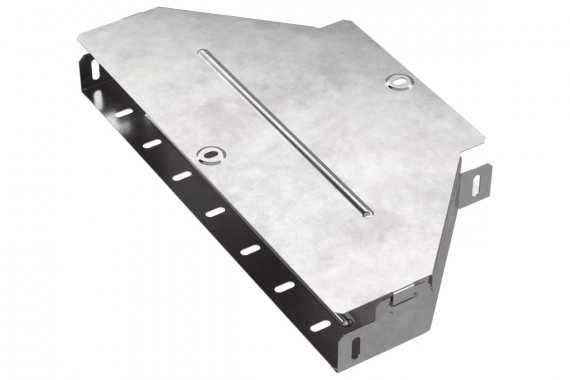 Фотография товара 'Промрукав PR16.0652 Переходник симметричный с крышкой Стандарт 400х200х50'