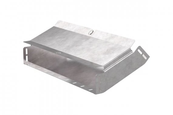 Фотография товара 'Промрукав PR16.0596 Угол вертикальный внутренний 45 градусов с крышкой Стандарт 500х80'