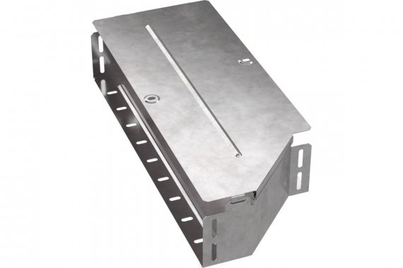 Фотография товара 'Промрукав PR16.0699 Переходник левый с крышкой Стандарт 500х400х100'