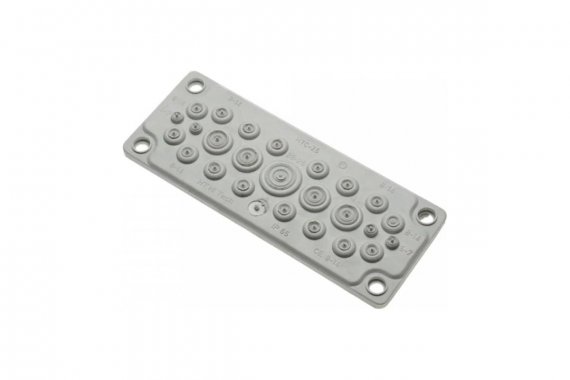 Фотография товара 'Промрукав PR08.26509 Кабельный ввод мембранный 25 отверстий d=5-26 мм IP65'