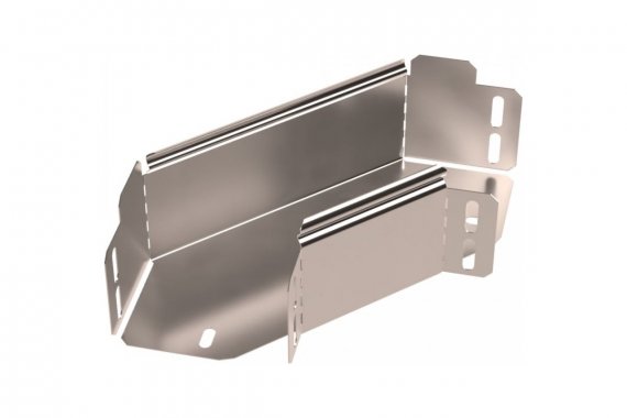 Фотография товара 'Промрукав PR16.3555 Угол горизонтальный 90 градусов Стандарт INOX (AISI 409) 100х80'