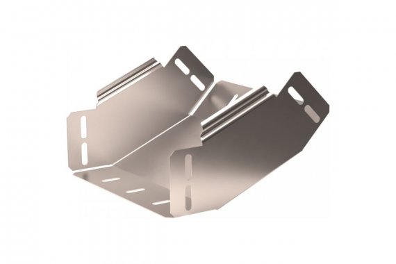 Фотография товара 'Промрукав PR16.3321 Угол вертикальный внутренний 45 градусов Стандарт INOX (AISI 409) 200х80'