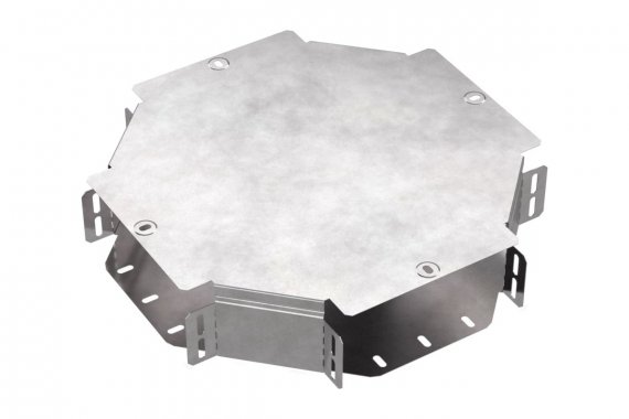 Фотография товара 'Промрукав PR16.0463 Ответвитель Х-образный с крышкой Стандарт 200х80'