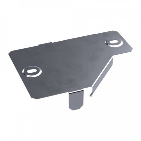 Фотография товара 'Промрукав PR16.5575 Крышка переходника левого Стандарт INOX (AISI 316) 100х50'