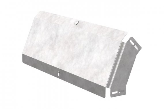 Фотография товара 'Промрукав PR16.0581 Угол вертикальный внешний 45 градусов с крышкой Стандарт 600х80'