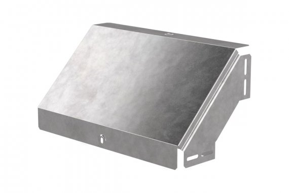 Фотография товара 'Промрукав PR16.0585 Угол вертикальный внешний 90 градусов с крышкой Стандарт 400х100'