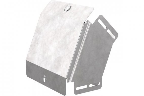 Фотография товара 'Промрукав PR16.0454 Угол вертикальный внешний 45 градусов с крышкой Стандарт 200х100'