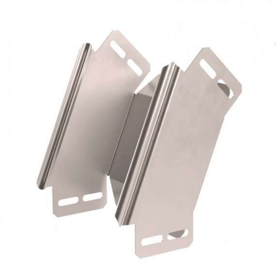 Фотография товара 'Промрукав PR16.3052 Угол вертикальный внешний 90 градусов Стандарт INOX (AISI 409) 150х80'