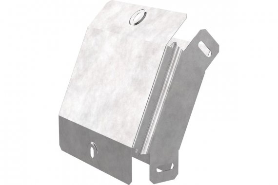 Фотография товара 'Промрукав PR16.0556 Угол вертикальный внешний 45 градусов с крышкой Стандарт 150х100'