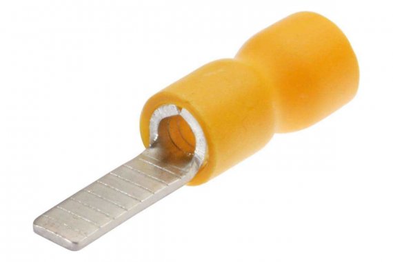 Фотография товара 'Промрукав PR08.10418 Наконечники штифтовые плоские изолированные с ПВХ манжетой (НШПИ) 6,0-14'