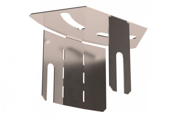 Фотография товара 'Промрукав PR16.3665 Крышка угла горизонтального изменяемого 0-45 градусов Стандарт INOX (AISI 409) 50'