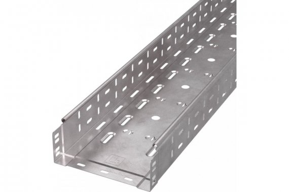 Фотография товара 'Промрукав PR16.1234Лоток перфорированный Стандарт HDZ 200х80х3000 (0,8 мм) (6 м/уп)'