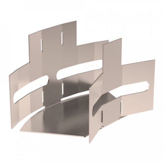 Фотография товара 'Промрукав PR16.3643 Угол горизонтальный изменяемый 0-45 градусов Стандарт INOX (AISI 409) 50х50'