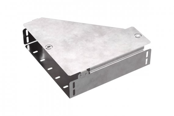 Фотография товара 'Промрукав PR16.0516 Переходник правый с крышкой Стандарт 300х100х80'